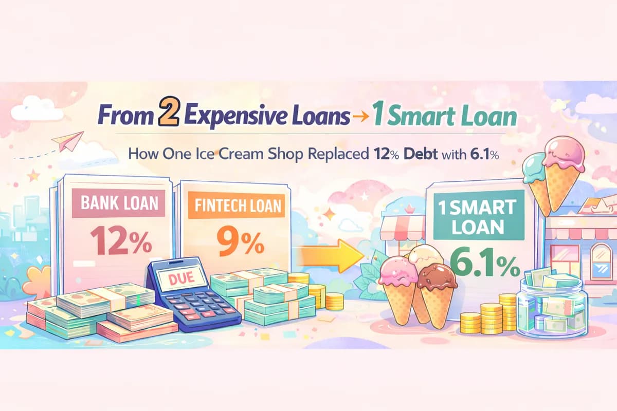 How a Dubai Based Ice Cream Business Replaced Costly Debt and Unlocked 1.3M AED in Growth Capital