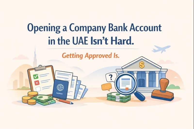 Why Banks Reject Your UAE Company Bank Account Application